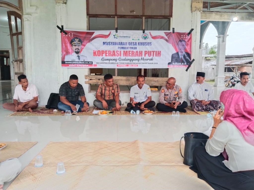 Musyawarah Pembentukan Koperasi Desa Merah Putih Syariah